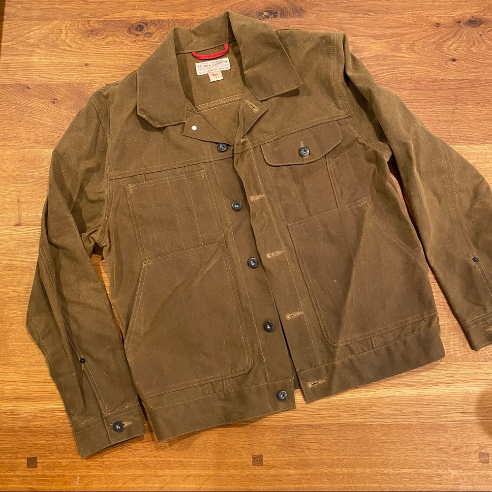 Filson Men’s Waxed Tin Cloth Jacket